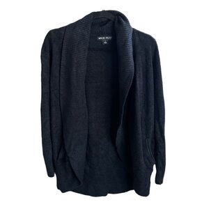 Barefoot Dreams Black Open Cardigan